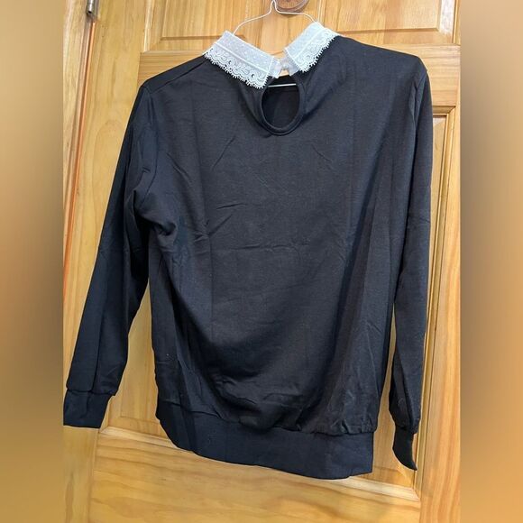 Sister Fashion size L Love sequin embellished shirt with white collar - Picture 7 of 9